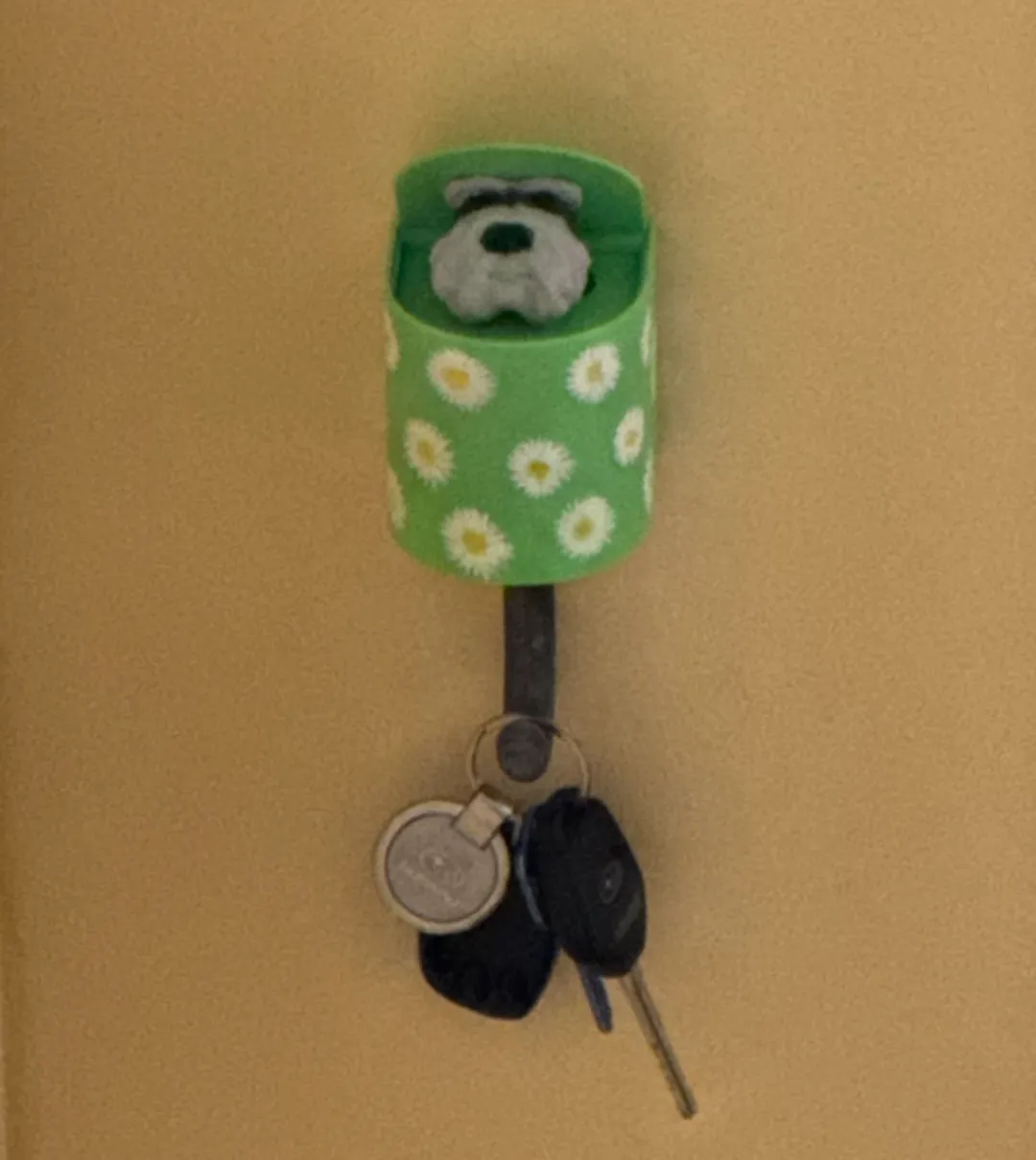 Schnauzer Pop up Key hanger - Wall Key Hooks, in stock