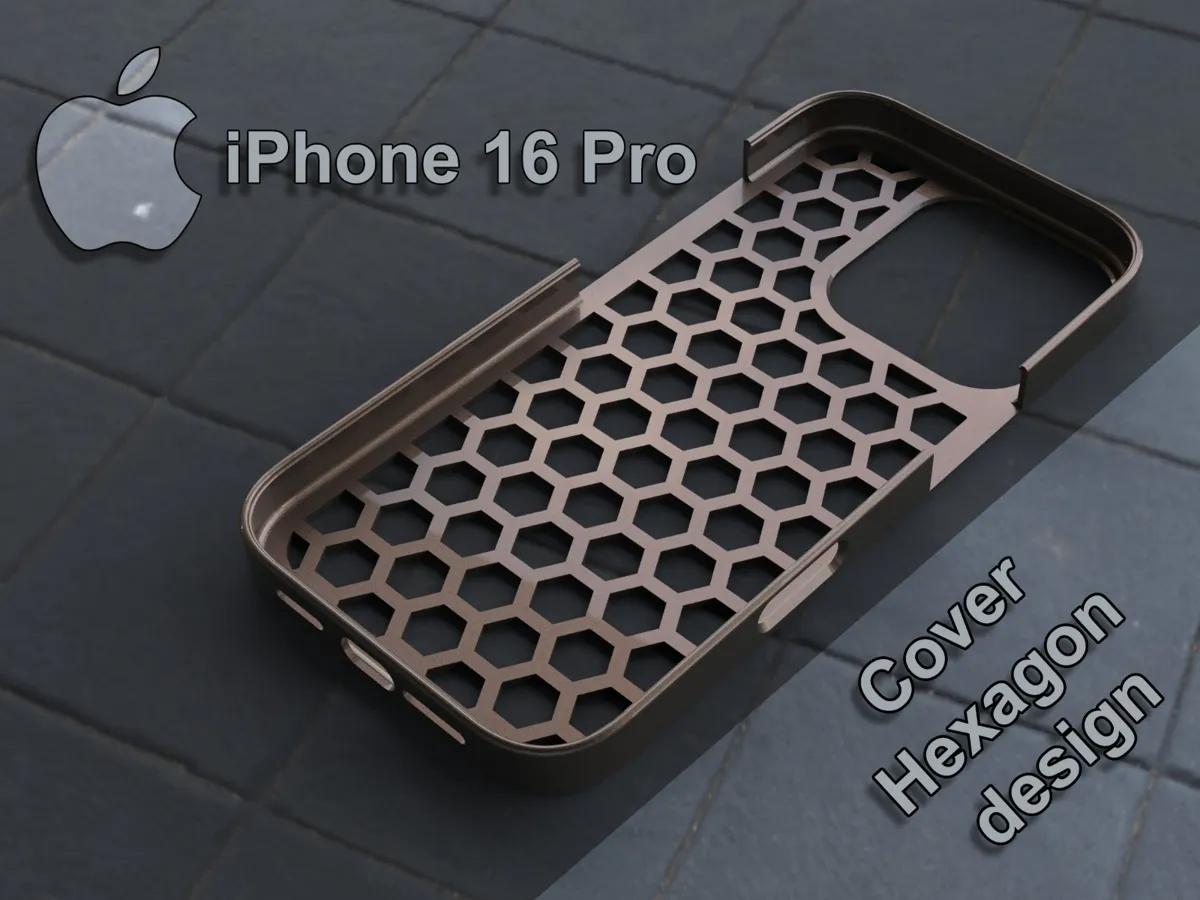 iPhone 16 Pro Hexagon Case - Fashion Accessories, in stock in India