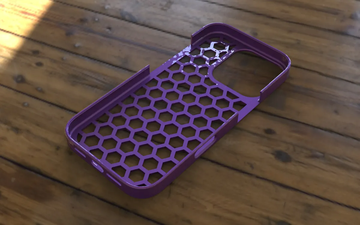 iPhone 16 Pro Hexagon Case, photo 3 of 4 - iPhone 16 Pro Hexagon Case Fashion