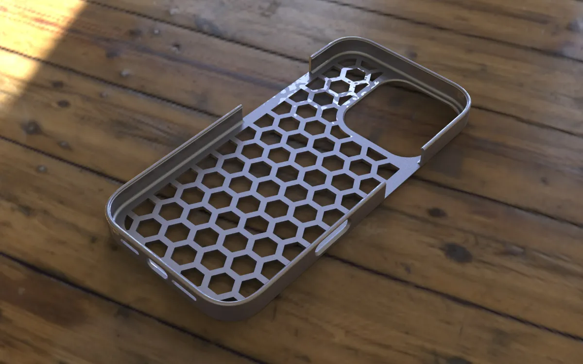 iPhone 16 Pro Hexagon Case, photo 4 of 4 - iPhone 16 Pro Hexagon Case Fashion