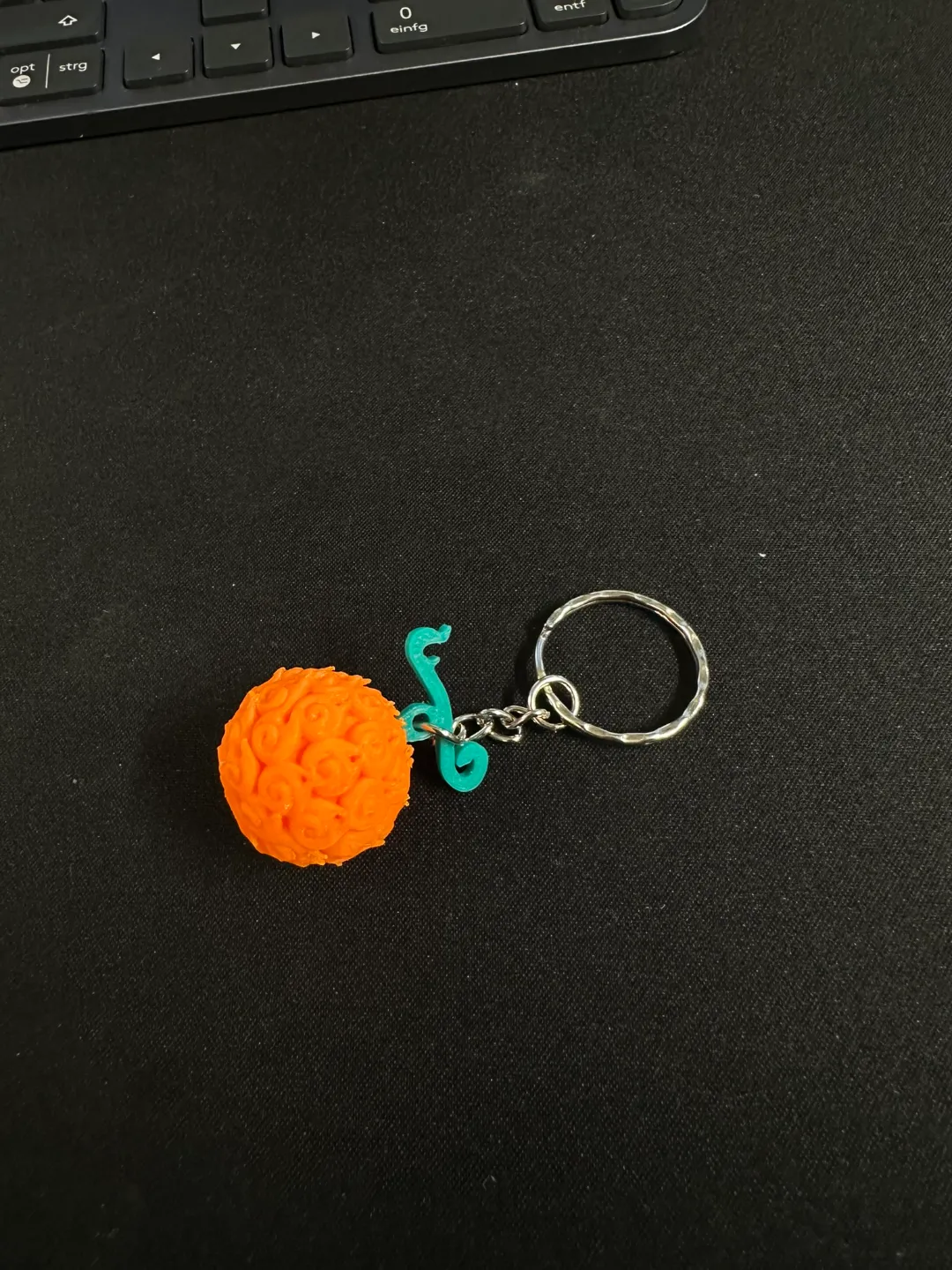 Mera Mera No Mi Keychain - One Piece devil fruit, photo 3 of 4 - Mera Mera No Mi Keychain - One Piece devil fruit Art
