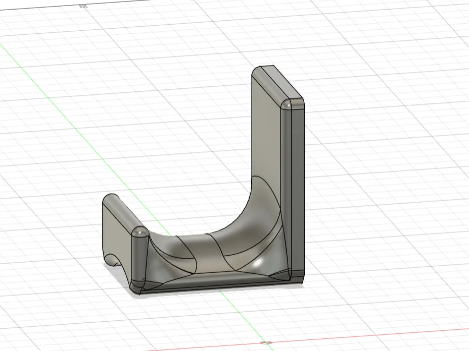 Back of Monitor Headset holder - Under-desk & Clamp Hooks, in stock