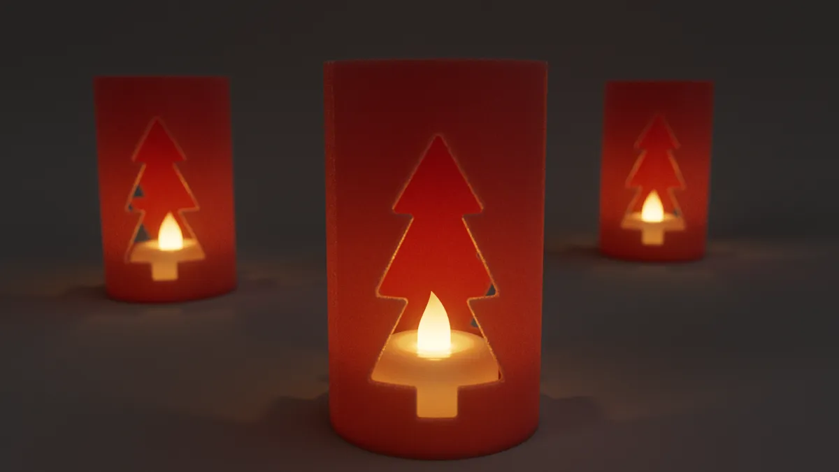 Christmas candle holder, photo 2 of 3 - Christmas candle holder Household