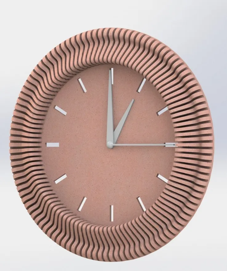 Parametric Wall Clock - Decor, in stock in India