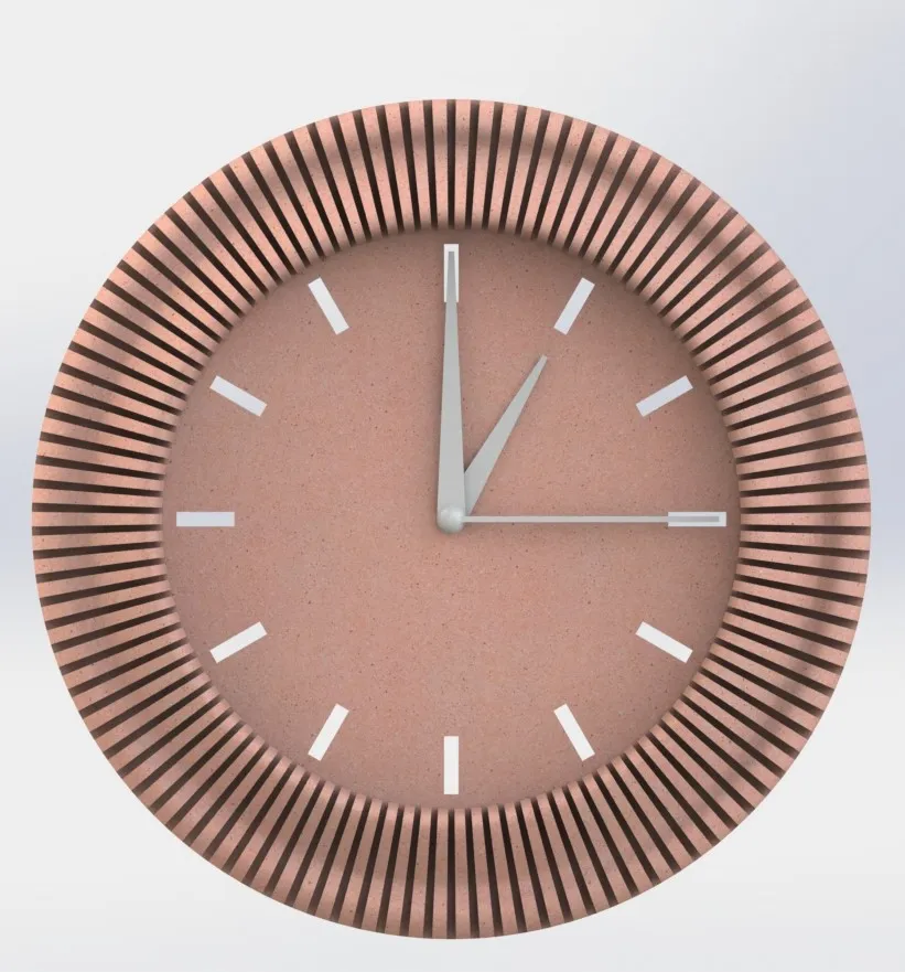 Parametric Wall Clock, photo 2 of 3 - Parametric Wall Clock Household