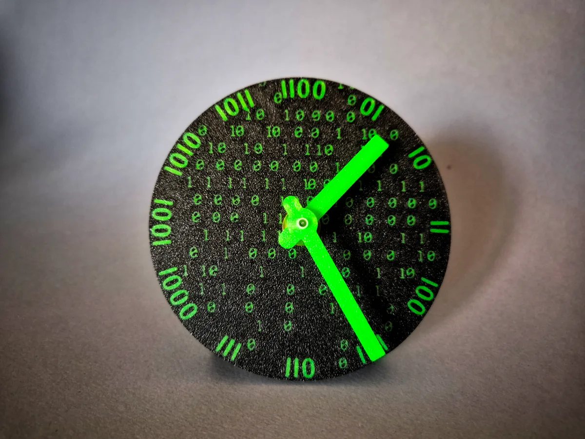 Matrix Binary Clock, photo 3 of 4 - Matrix Binary Clock Household