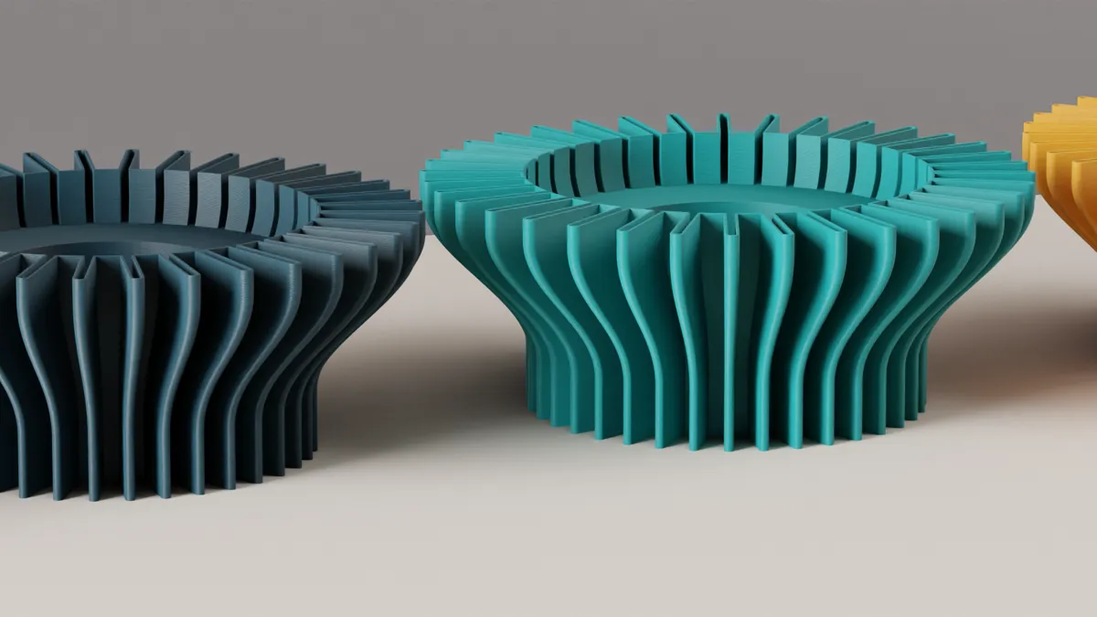 LED Candle Holder. Modern Finned Tealight lamp, photo 3 of 4 - LED Candle Holder. Modern Finned Tealight lamp Household
