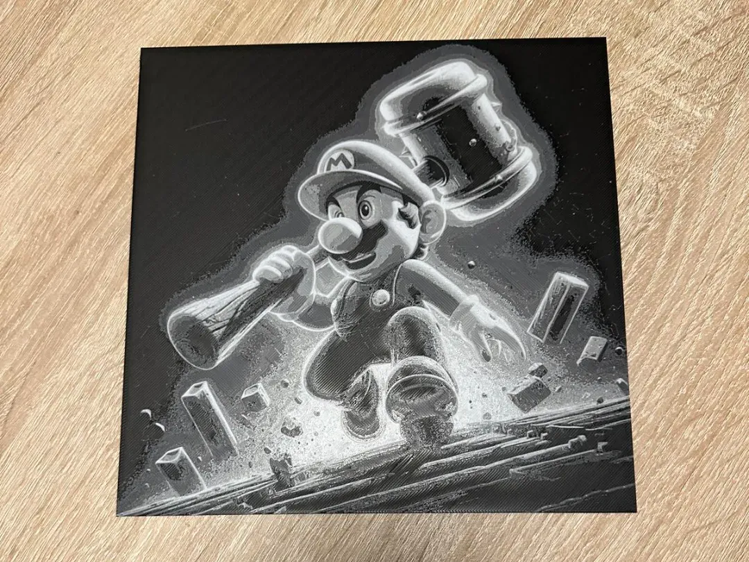 Super Mario HueForge - Photo Art & Lithophanes, in stock in India