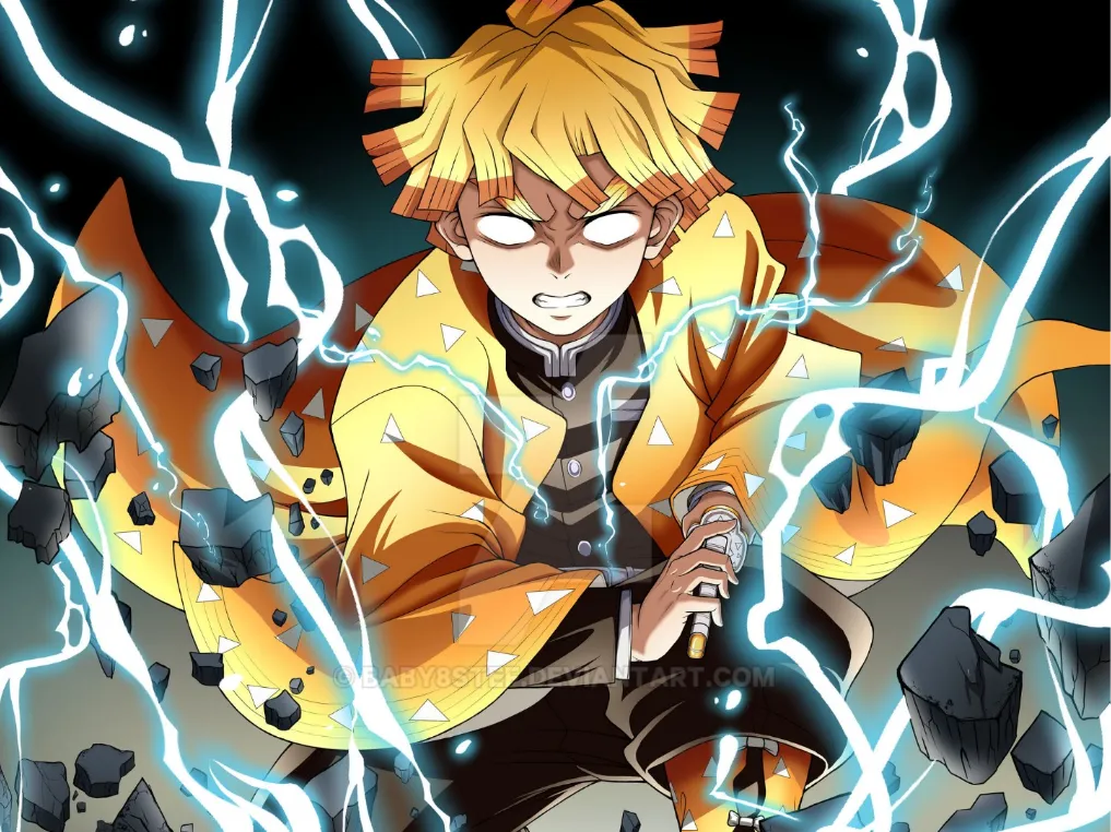 Zenitsu Agatsuma lightning hueforge demon slayer - Photo Art & Lithophanes, in stock in India