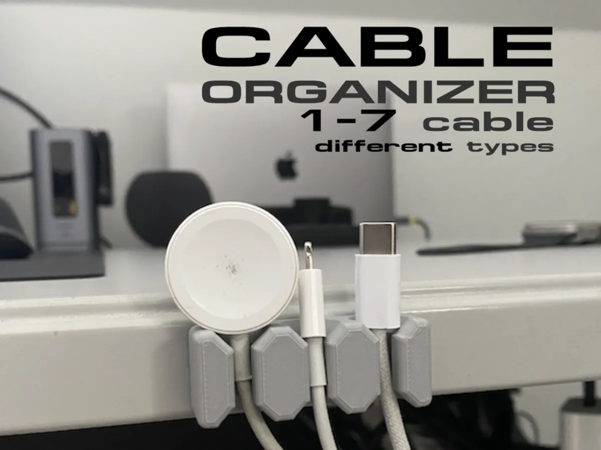 Cable organizer - Desk Edge Cable Clips, in stock in India