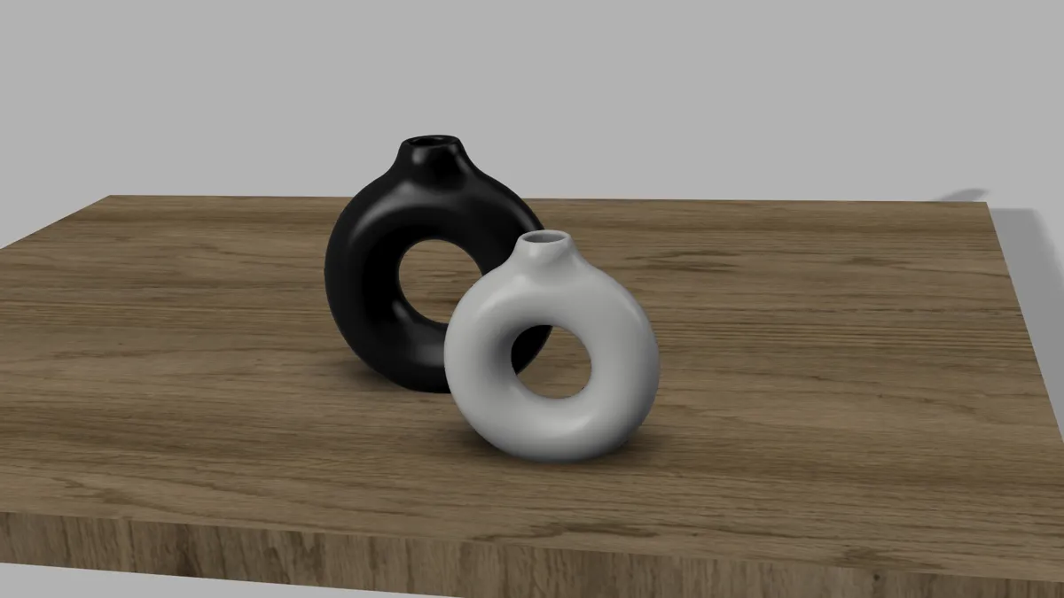 Donut Vase, photo 3 of 4 - Donut Vase Home Decor Items