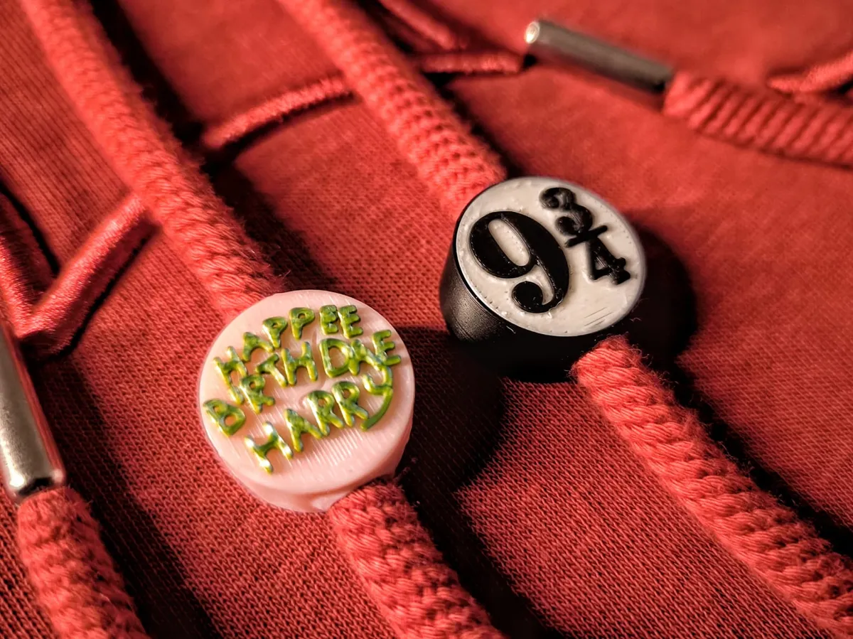 Harry Potter drawstring beads (Hagrid cake-9 3/4)