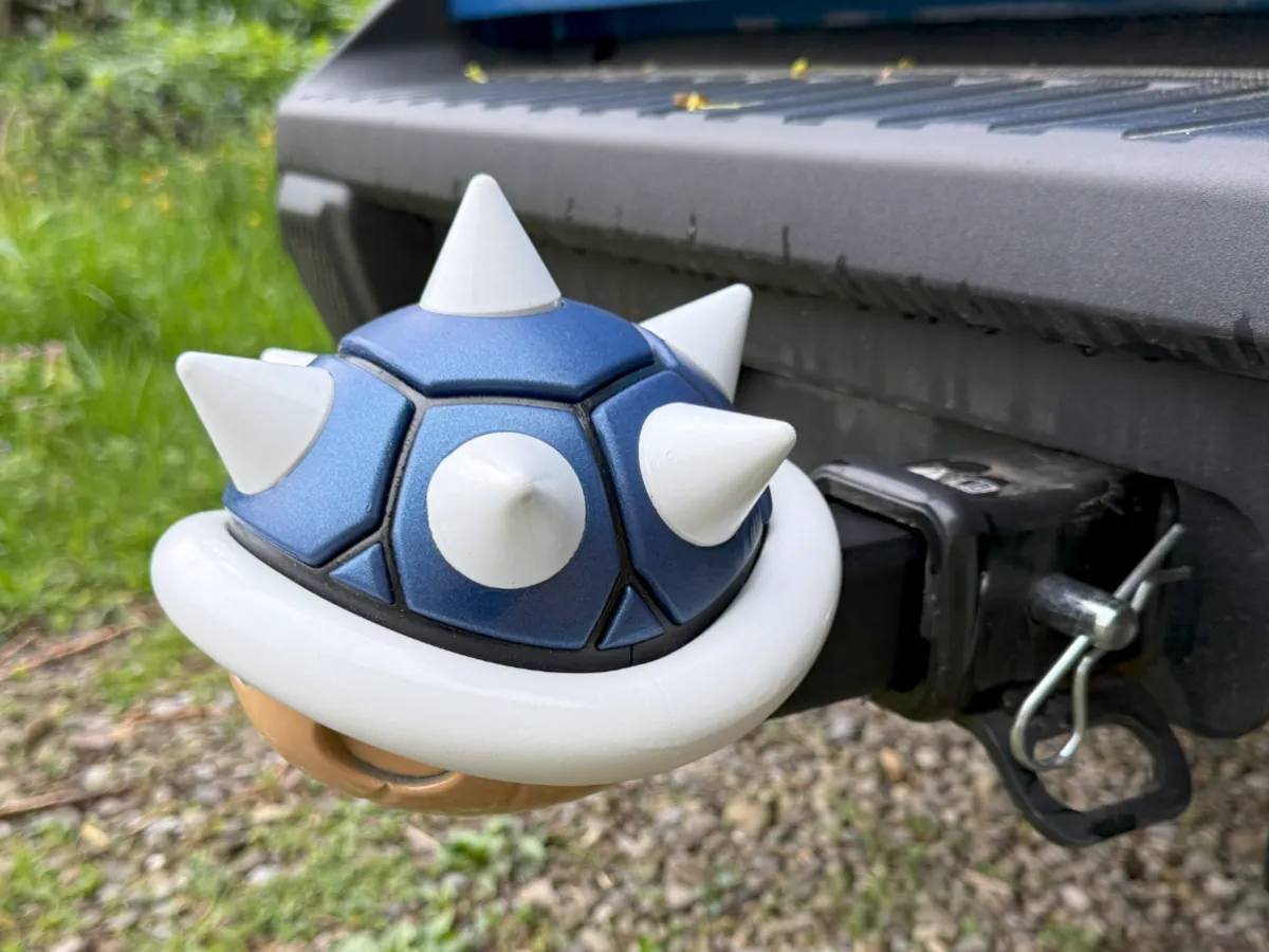 Koopa Shell Trailer Hitch Cover from Mario Kart