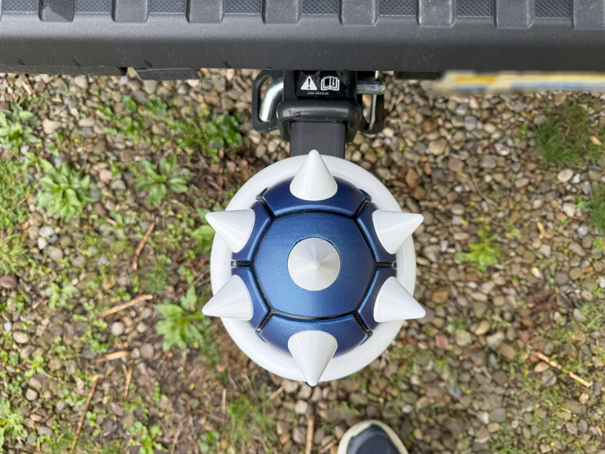 Koopa Shell Trailer Hitch Cover from Mario Kart, photo 3 of 4 - Koopa Shell Trailer Hitch Cover from Mario Kart Car & Vehicle