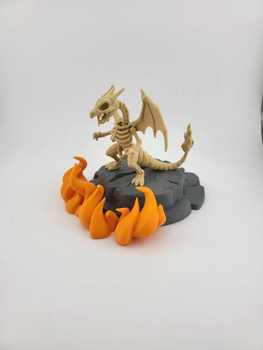 Pokemon Charizard Skeleton Action Figure Diorama, photo 4 of 4 - Pokemon Charizard Skeleton Action Figure Diorama Figurines & Collectibles