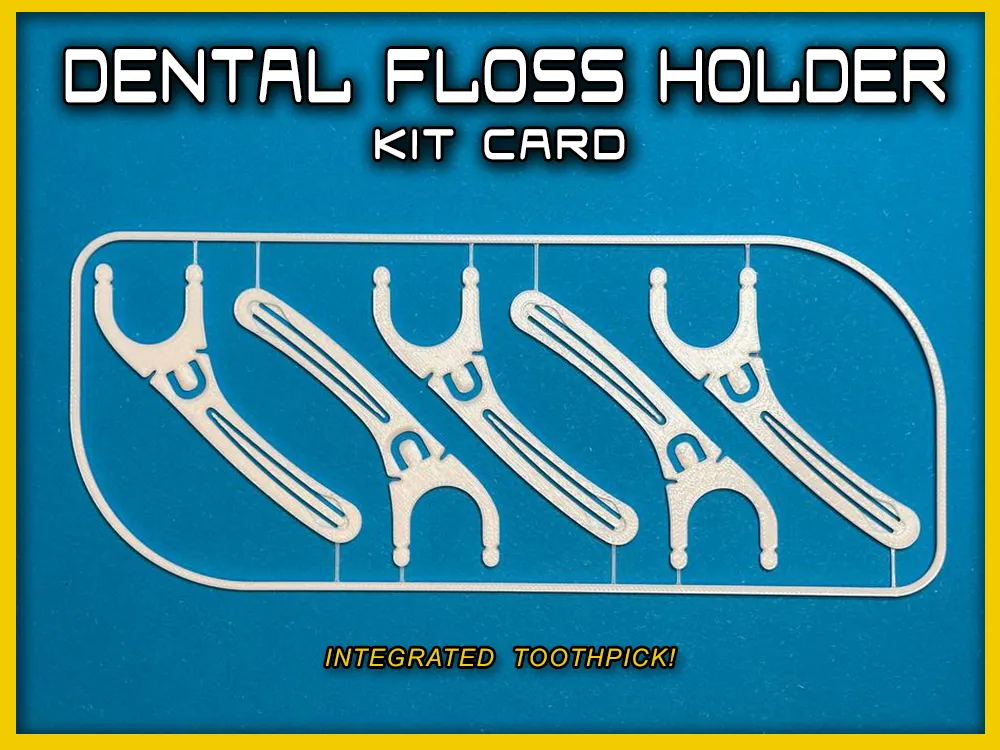 Dental Floss Holder Kit Card
