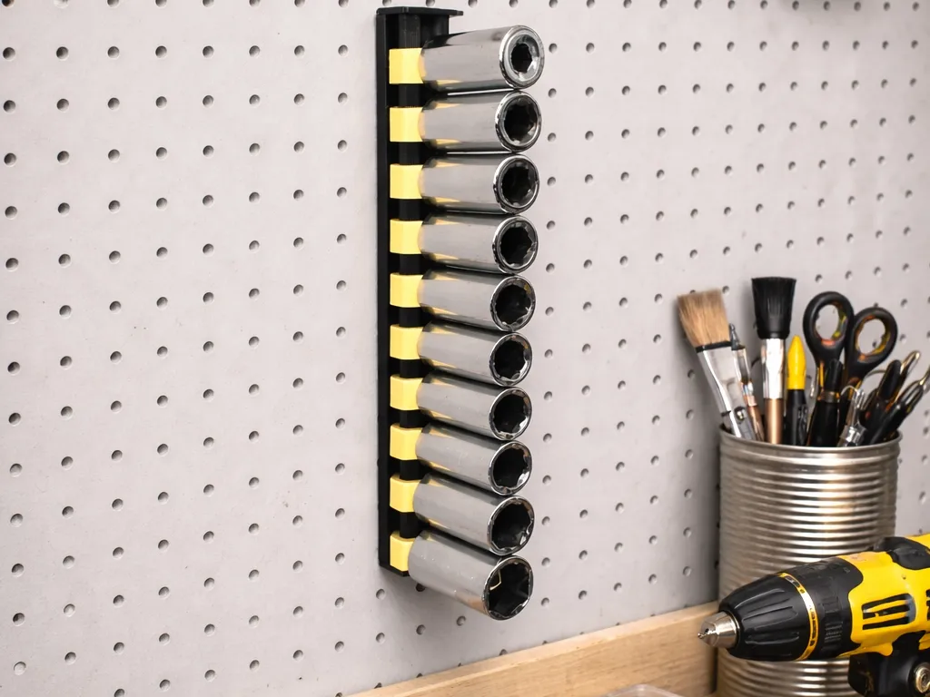 Modular Ratchet Socket Organizer Rack, Mountable - Spanner, Plier & Socket Racks, in stock in India