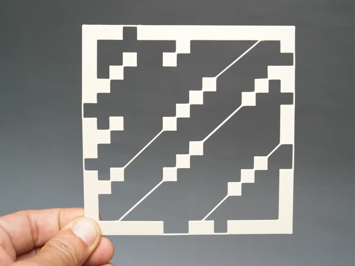 Pixel Window Wall Decor