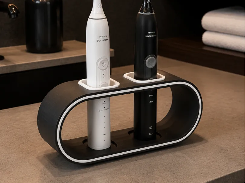 Modern Toothbrush Stand / Holder Line Design 4 V!