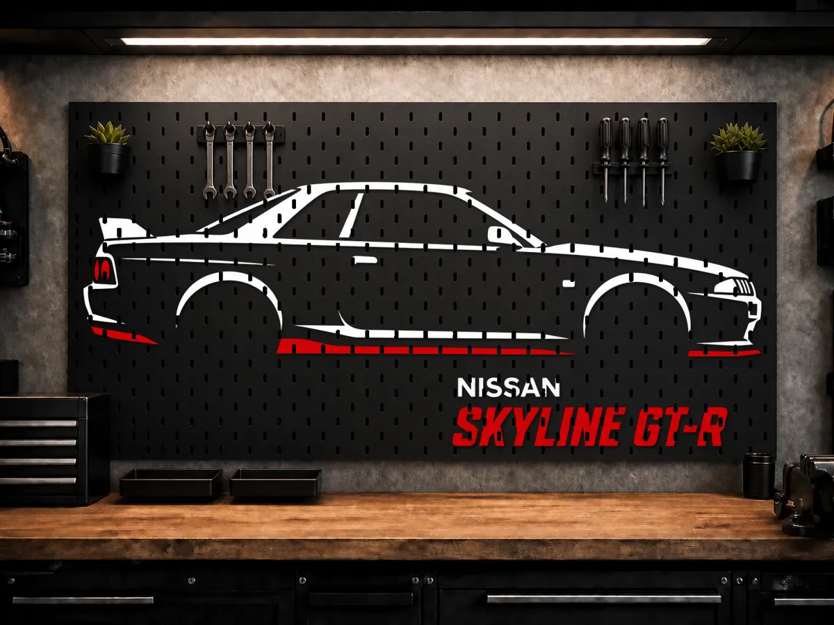 Nissan Skyline GT-R R32 Makers Wall (SKADIS), photo 2 of 4 - Nissan Skyline GT-R R32 Makers Wall (SKADIS) Art