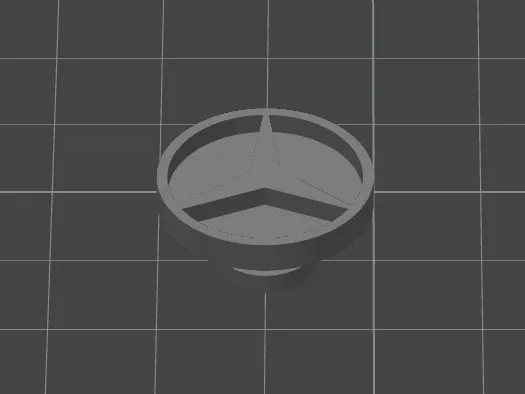 Mercedes Star Croc Charm