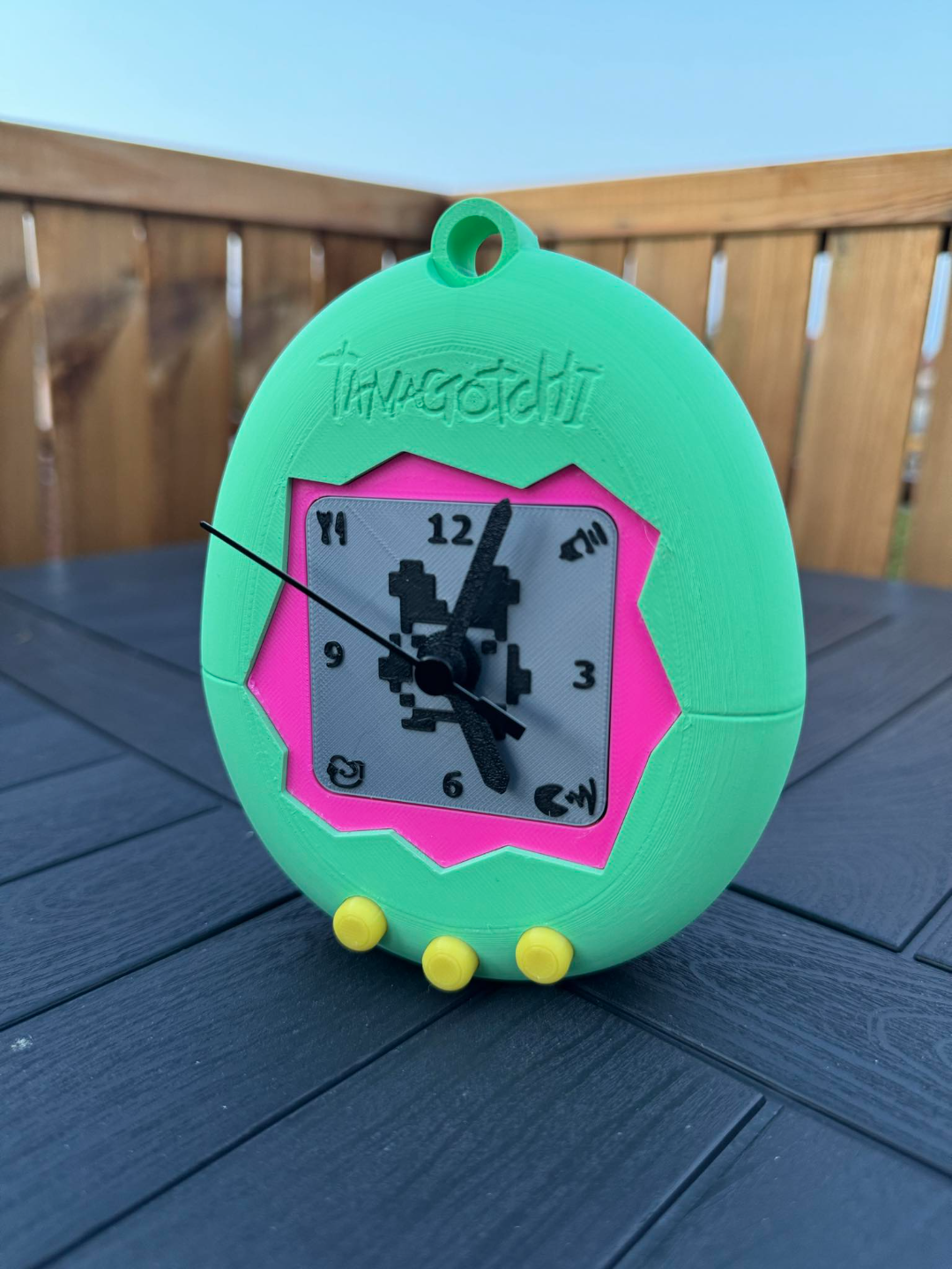 Tamagotchi Clock