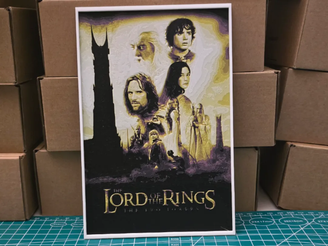 Lord of the Rings The Two Towers - Hueforge Art - Photo Art & Lithophanes, in stock in India