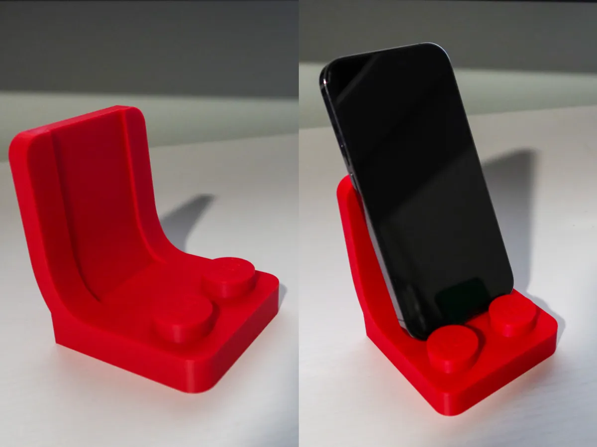 Weighted Brick Seat Phone Holder