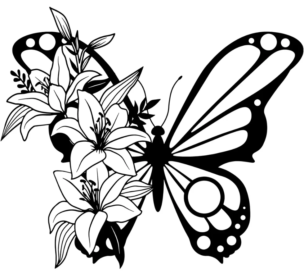 Butterfly wall art - 2D Art, in stock in India
