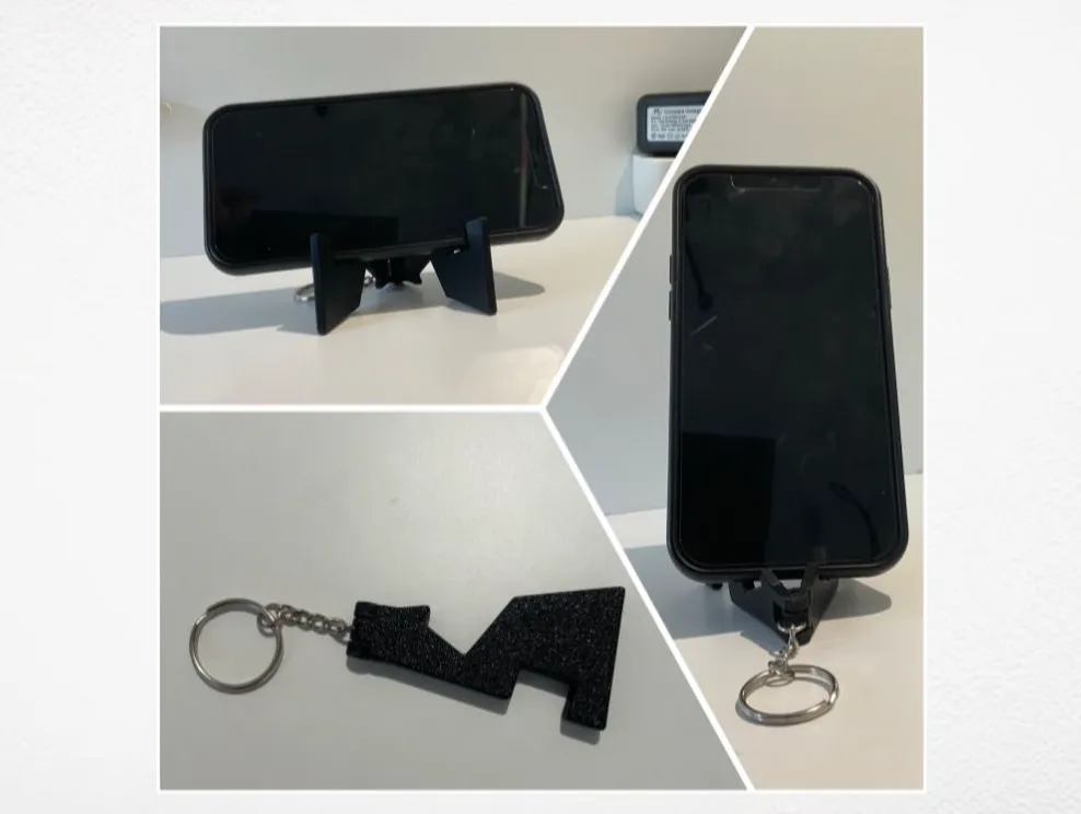 Phone holder keychain with magnet - Office, in stock in India