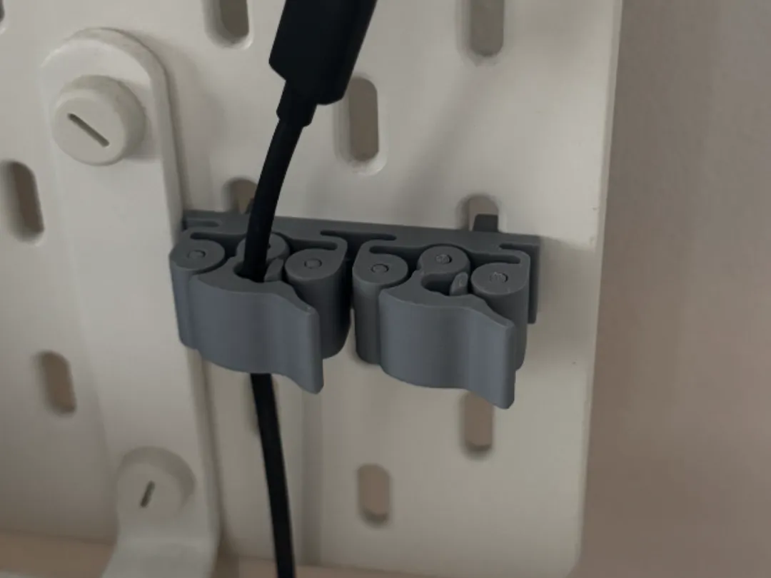 Cable clip pair for Skadis/Skådis - Cable Clips & Holders, in stock