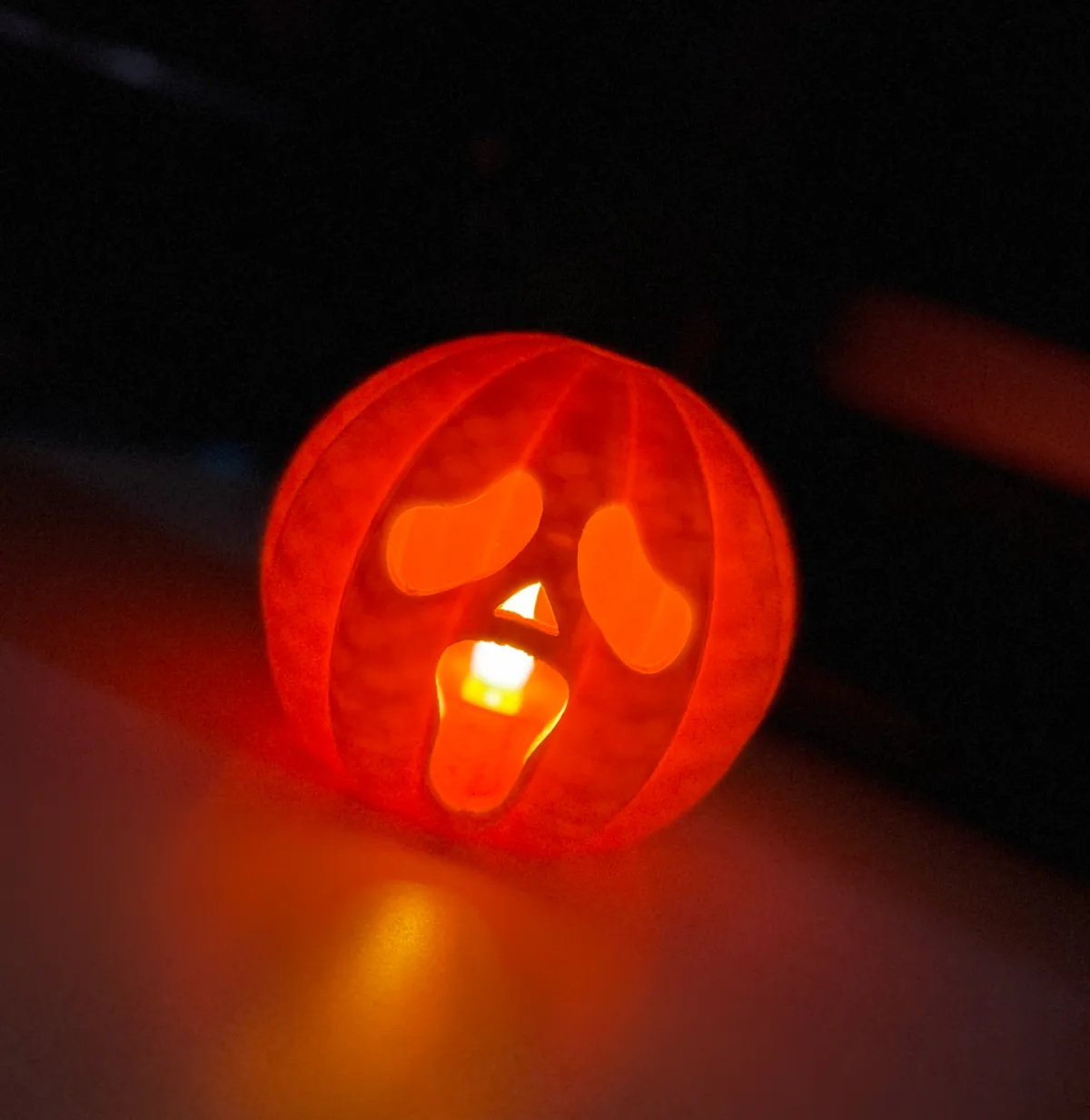 Pumpkin night light, photo 2 of 4 - Pumpkin night light Lamps & Lighting