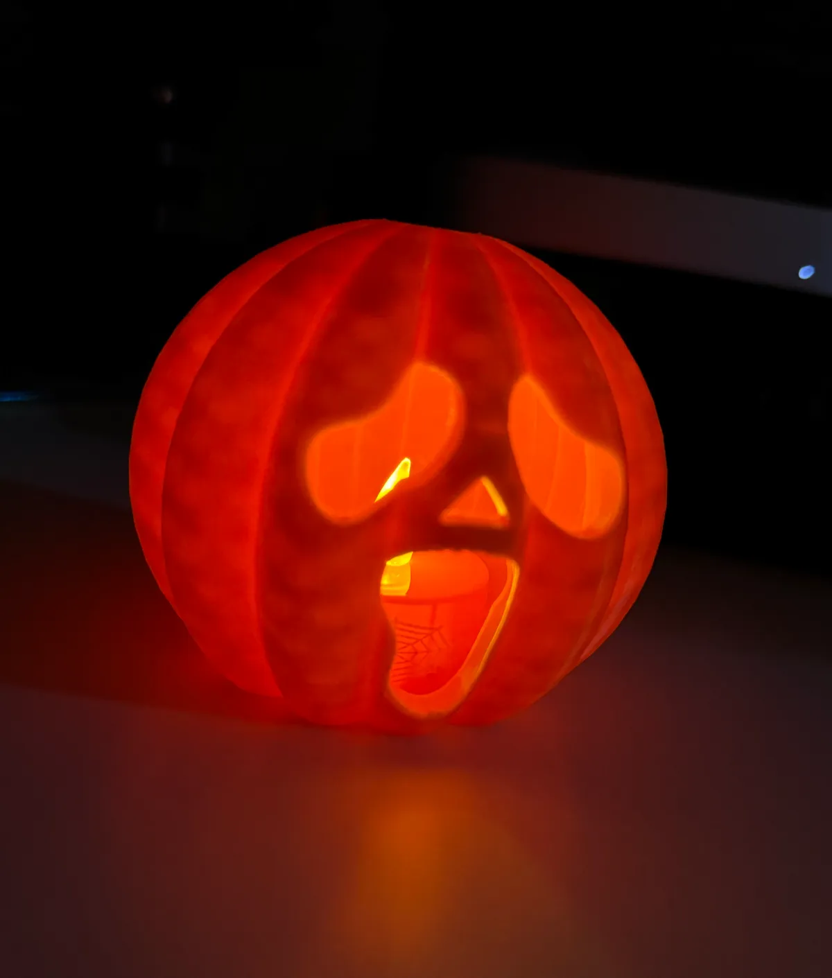 Pumpkin night light, photo 3 of 4 - Pumpkin night light Lamps & Lighting