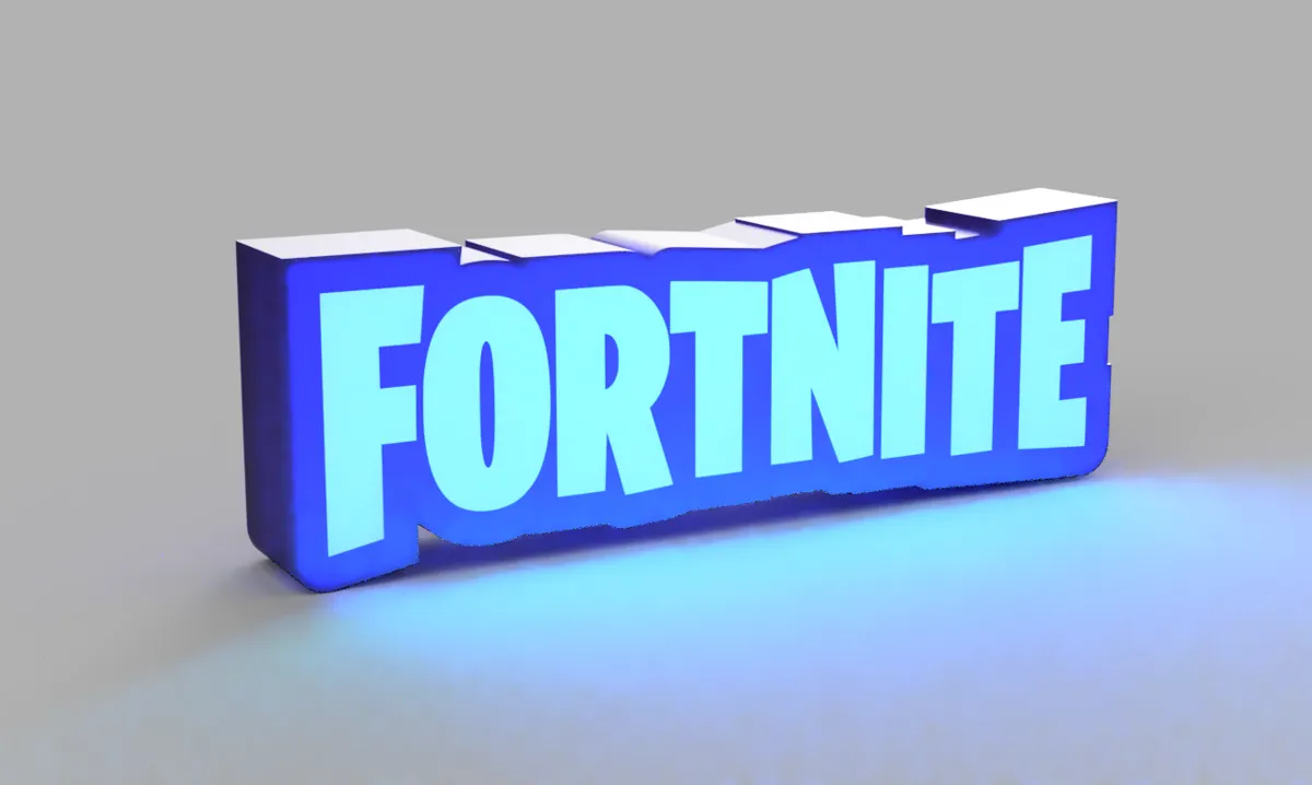 Fortnite Logo LED Lightbox - Decor, in stock in India