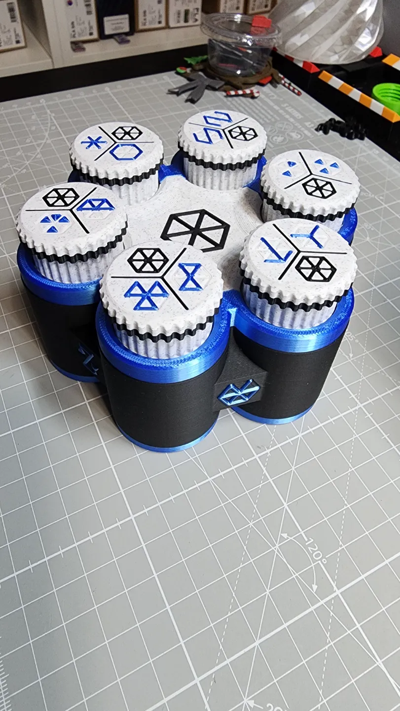 Snap On Dial Caps for HexGlyph Puzzle Box, photo 2 of 4 - Snap On Dial Caps for HexGlyph Puzzle Box Toys & Games