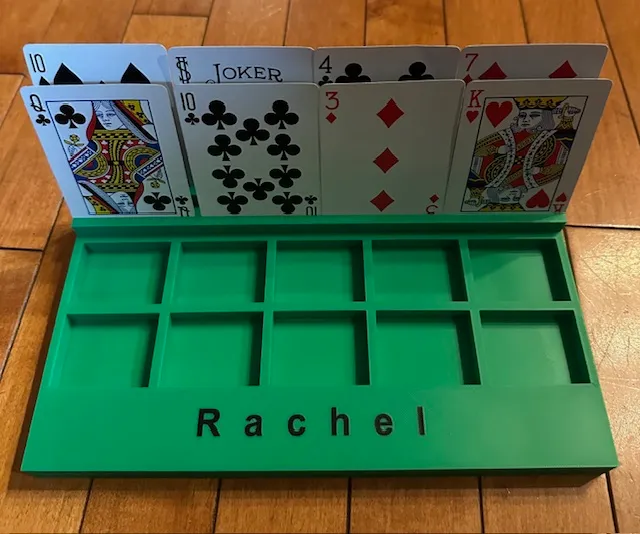 Playing card holder and token tray, photo 2 of 3 - Playing card holder and token tray Board Games & Tabletop