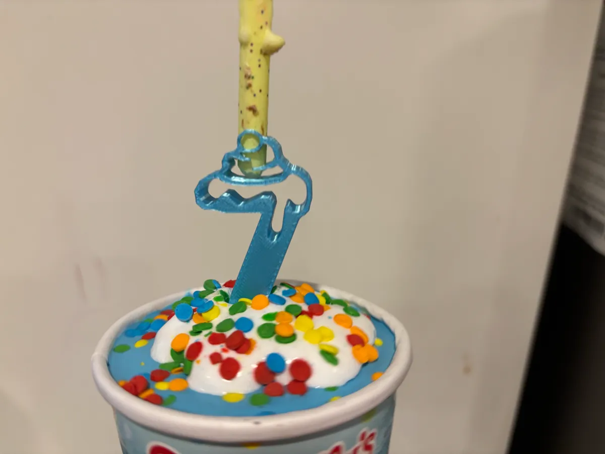 Birthday number candle holders, photo 3 of 4 - Birthday number candle holders Home Decor Items