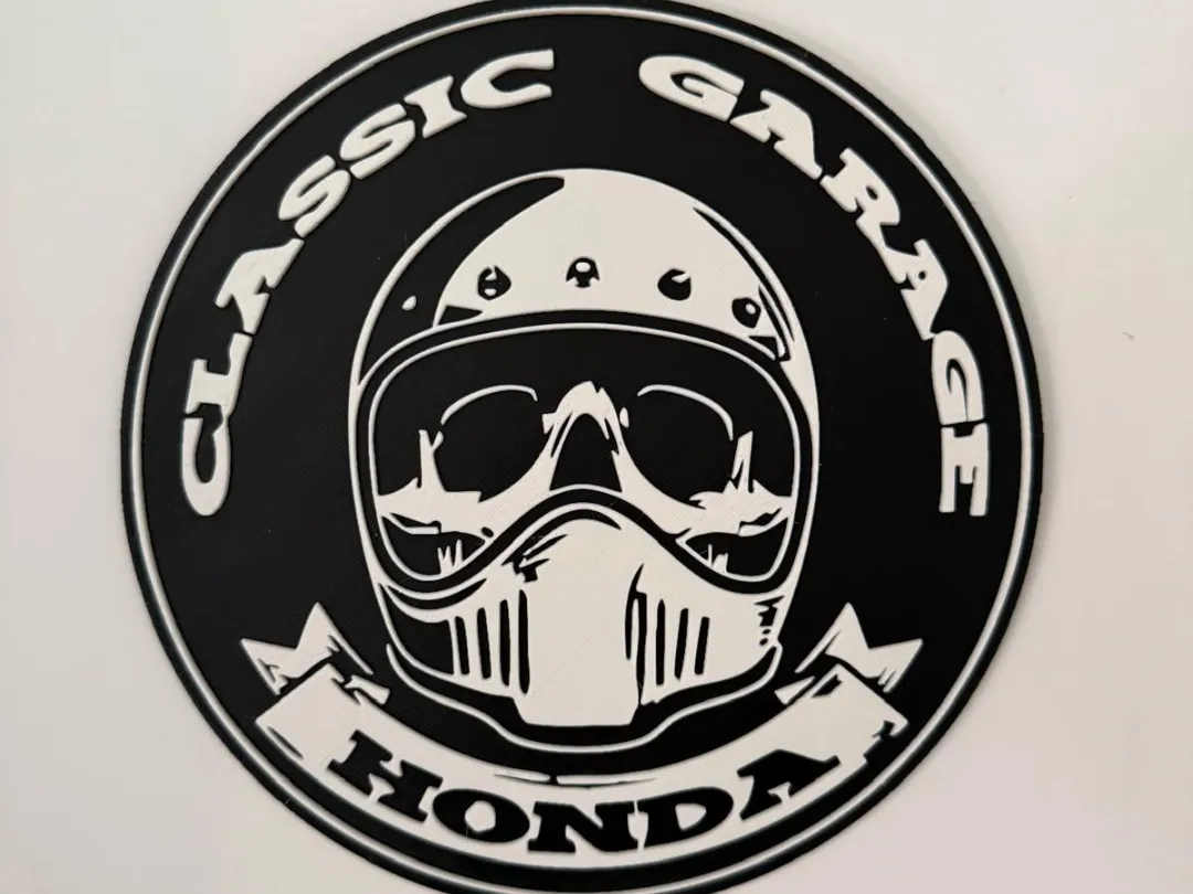 Classic Garage Honda Hueforge Wall Art