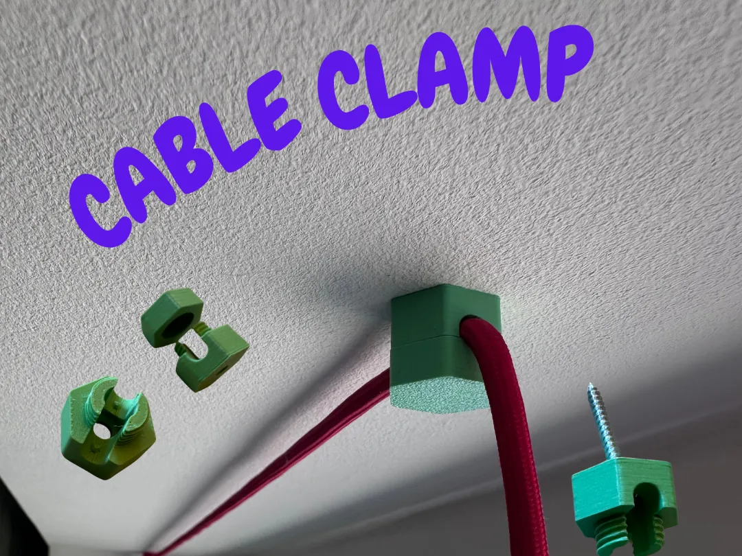 Cable Wall & Ceiling hook, Wire Mount Hex Version