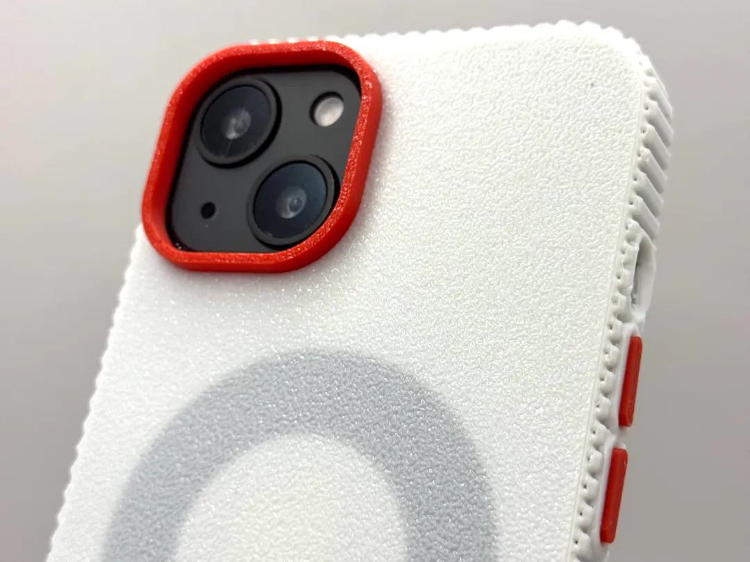 iPhone 13 Zigzag Case with Custom Button