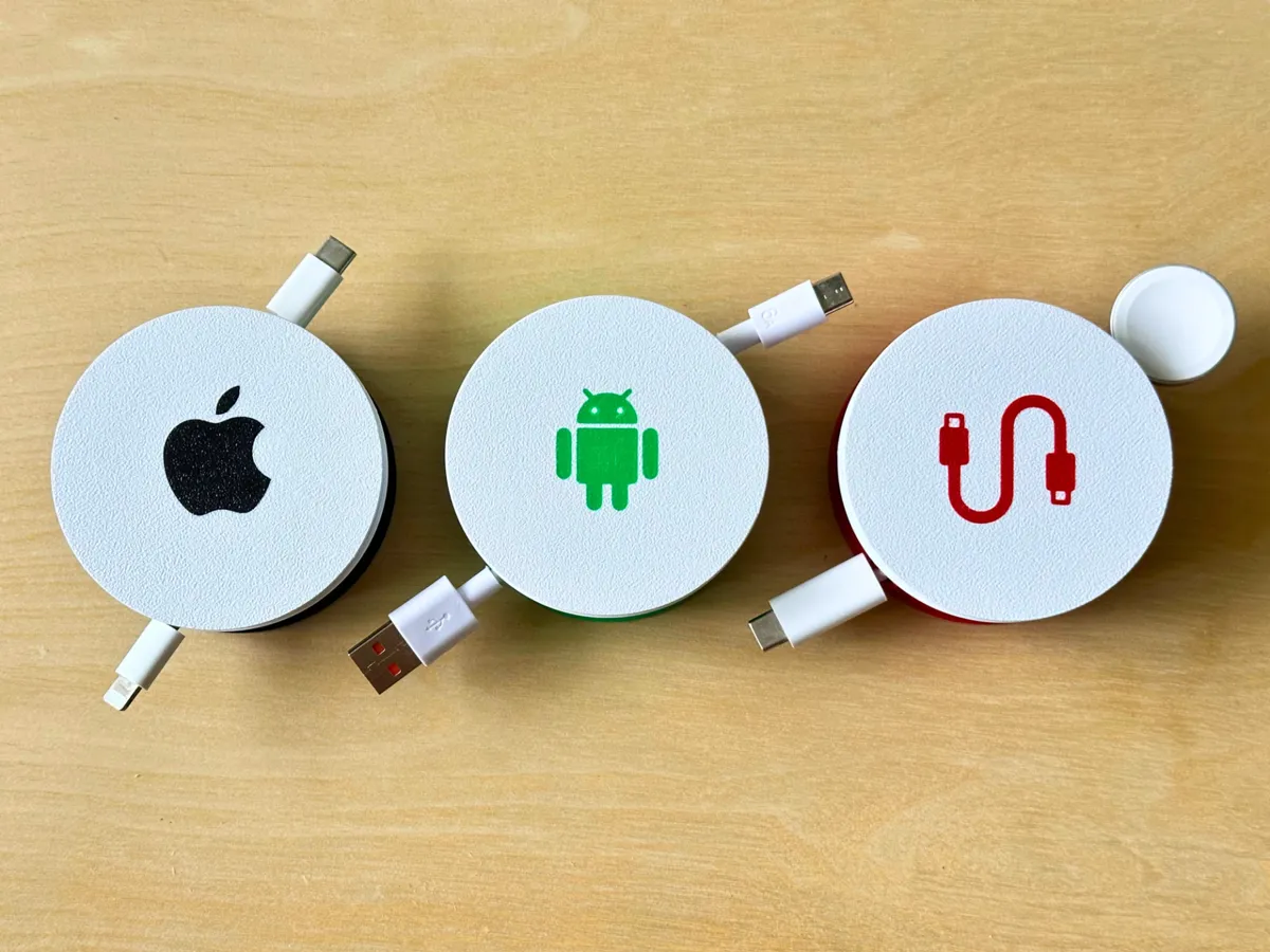 Cable Winder, ICON for Apple / Android Cables