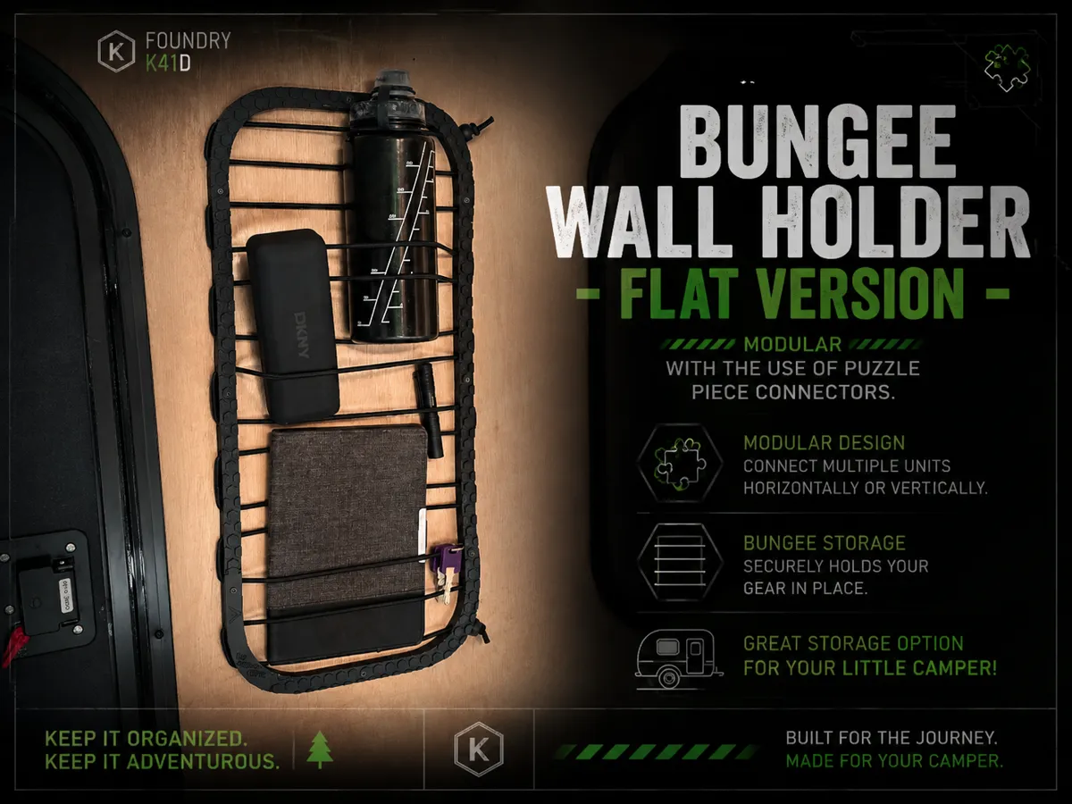Bungee Wall Holder - Flat Version