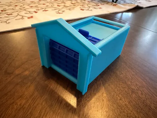 Desk Garage - themed business card holder, photo 3 of 4 - Desk Garage - themed business card holder Desk & Office
