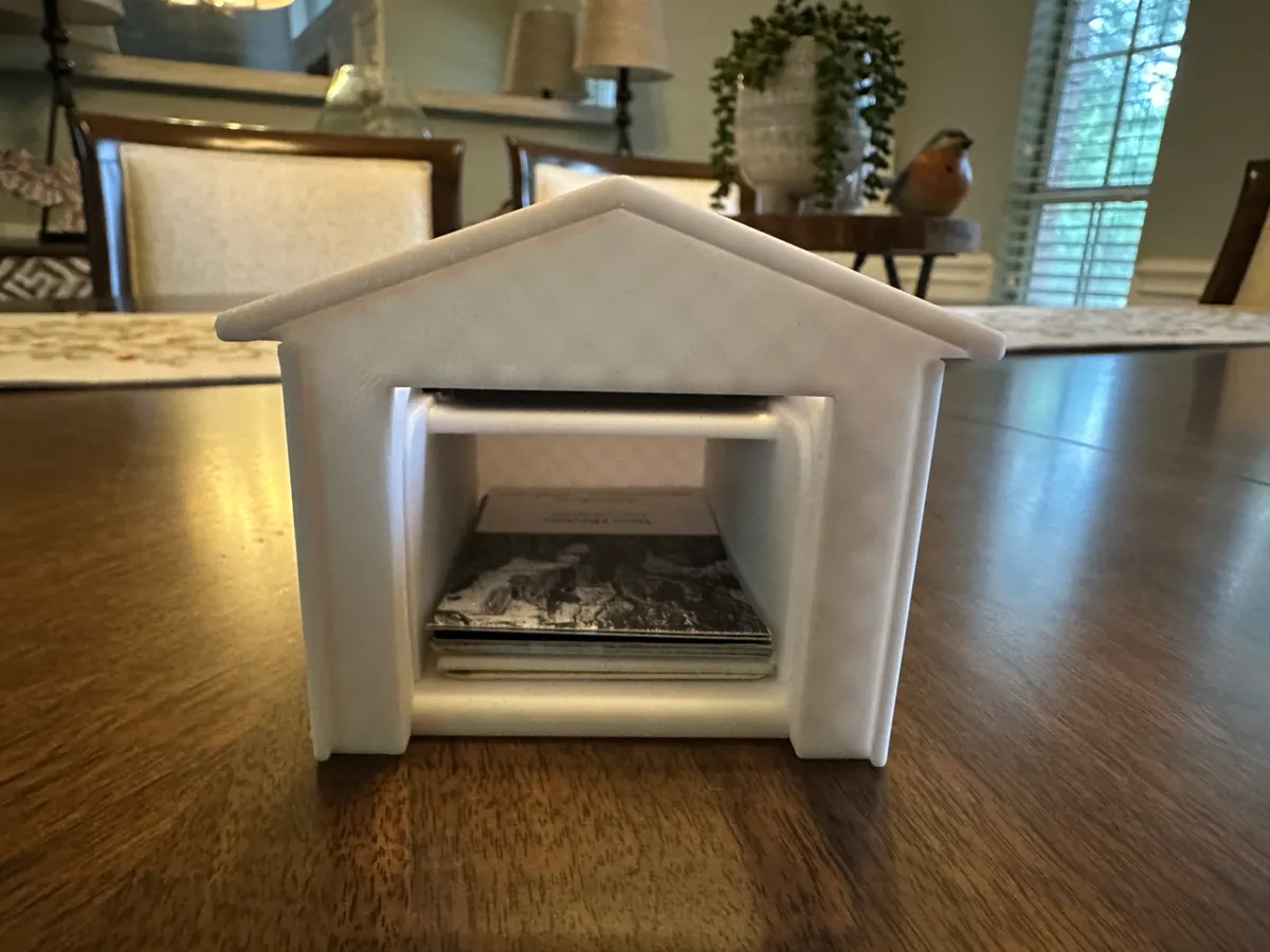 Desk Garage - themed business card holder, photo 4 of 4 - Desk Garage - themed business card holder Desk & Office
