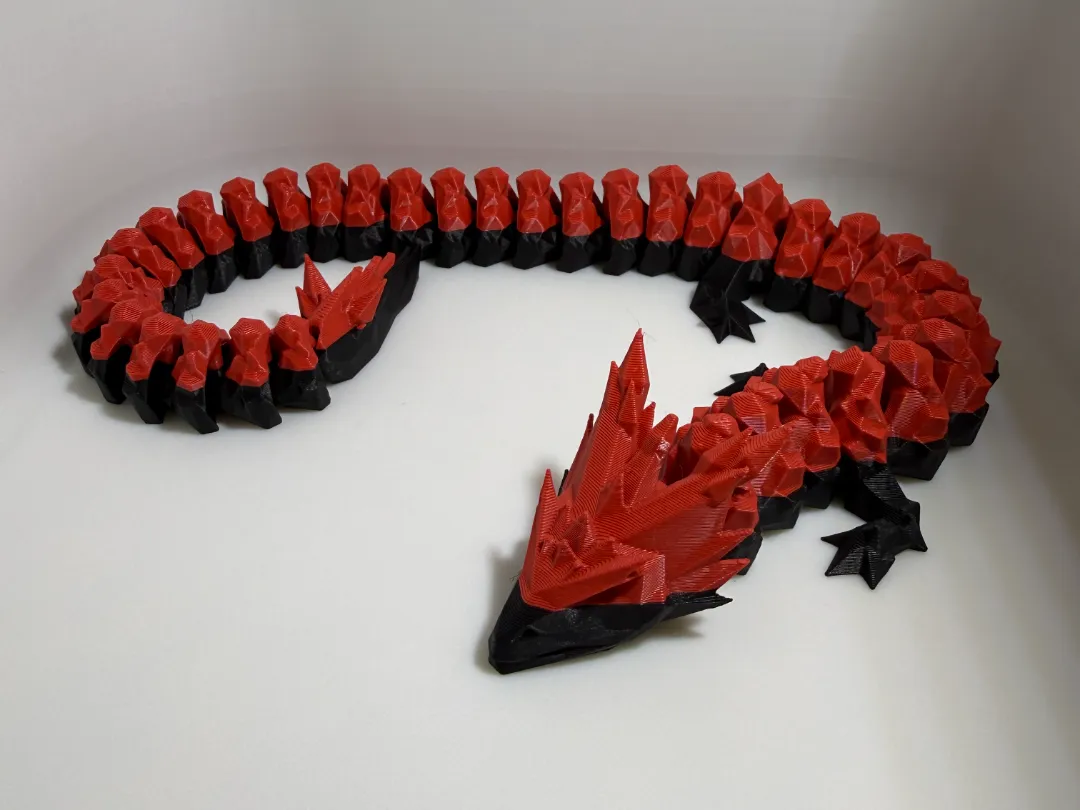 articulated crystal dragon