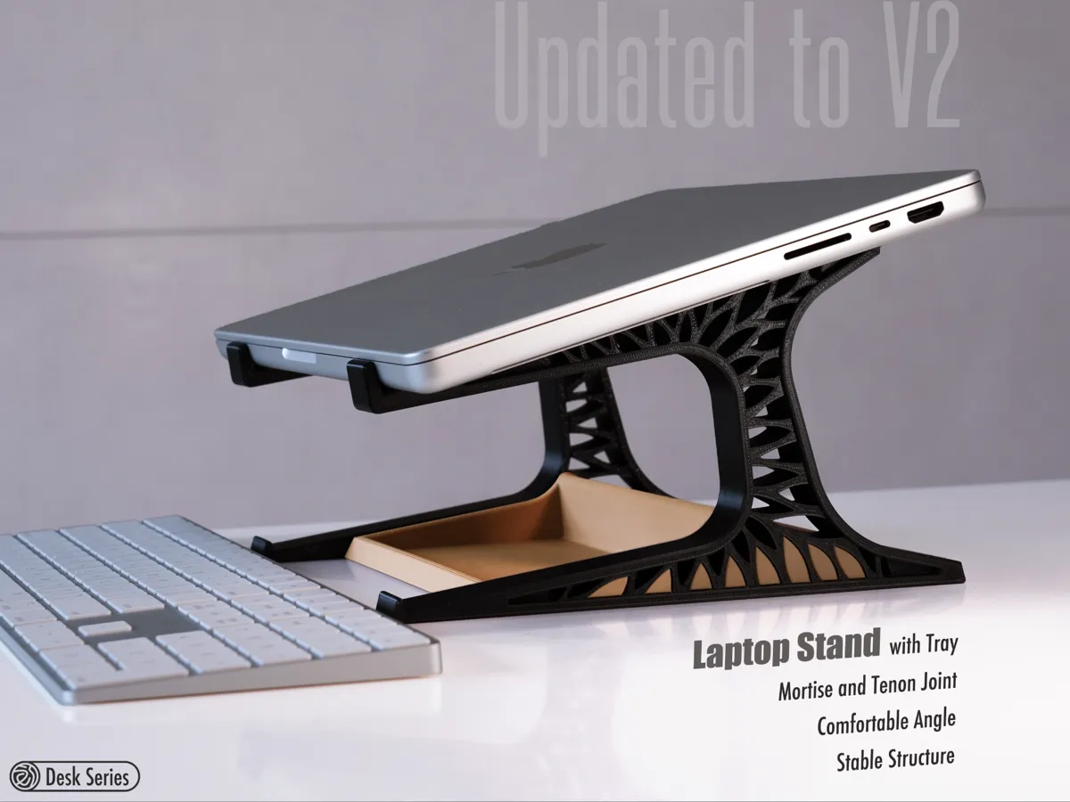Laptop Riser|Laptop Stand|Ergonomic Stand with Tray
