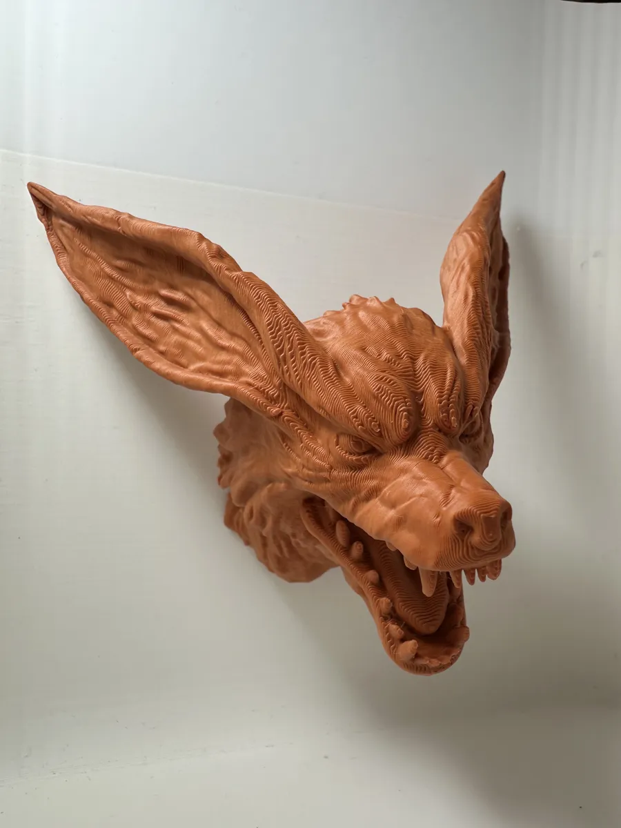 Detailed Kurama Naruto Head Wall Mount, photo 3 of 4 - Detailed Kurama Naruto Head Wall Mount Miniatures