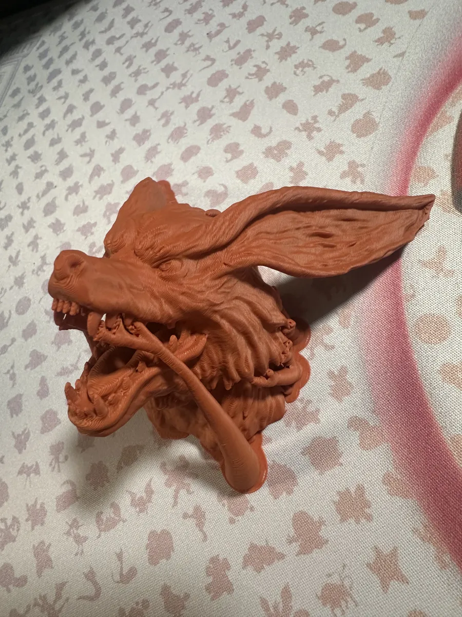 Detailed Kurama Naruto Head Wall Mount, photo 4 of 4 - Detailed Kurama Naruto Head Wall Mount Miniatures