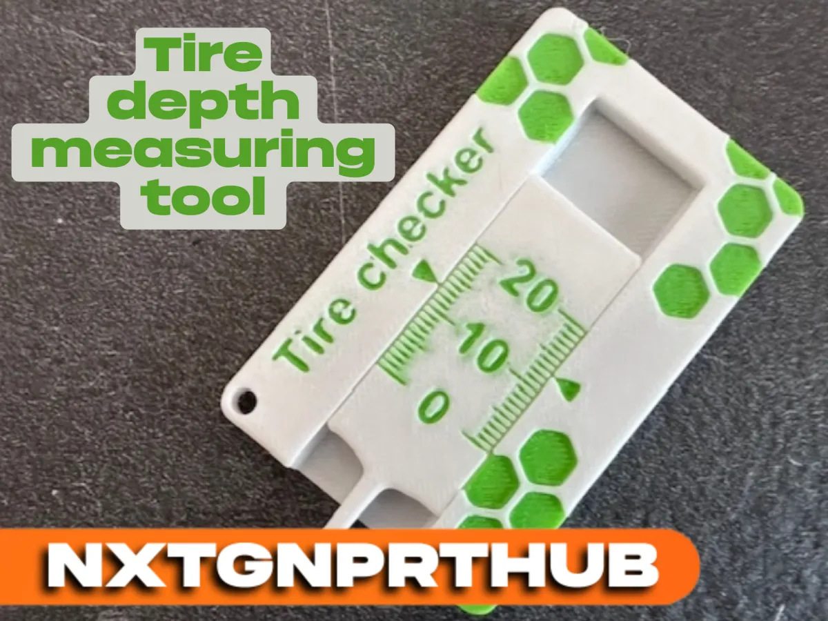 Tire depth gauge