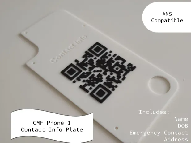 CMF Phone 1 - Medical Info Back Plate - Home Accents, in stock in India
